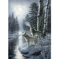 Cobble Hill - Wolves By Moonlight Puzzle 1000pc