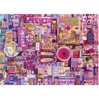 Cobble Hill - Rainbow Project Purple Puzzle 1000pc