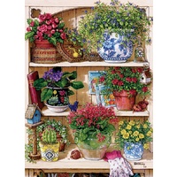 Cobble Hill - Flower Cupboard Large Piece Puzzle 500pc