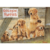 Cobble Hill - Golden Puppies Puzzle 500pc