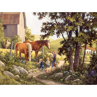 Cobble Hill - Summer Horses Puzzle 500pc