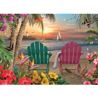 Cobble Hill - Island Paradise Large Piece Puzzle 500pc