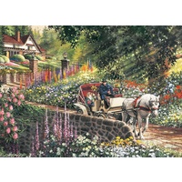 Cobble Hill - Carriage Ride Large Piece Puzzle 275pc