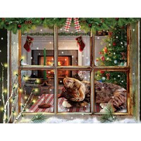 Cobble Hill - Cat Nap Large Piece Puzzle 275pc