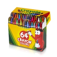 Crayola - Kid's Colour Crayons (64 pack)