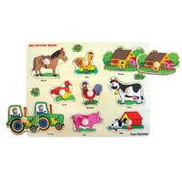 Fun Factory - Farm Peg Puzzle 9pc