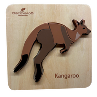 Discoveroo - Kangaroo Chunky Puzzle