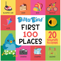 Ditty Bird - First 100 Places Board Book