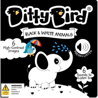 Ditty Bird - Black & White Animals Board Book