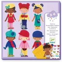 Djeco - Soft Dress Up Collage Set