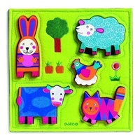 Djeco - Happy Farm Puzzle Nouki