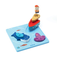 Djeco - 123 Moby Wooden Puzzle