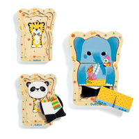Djeco - Lucky & Co 3 Layers Wooden Puzzle