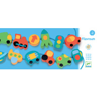 Djeco - Vehicles Wooden Beads
