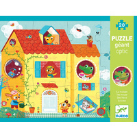 Djeco - Optic House Giant Puzzle 20pc