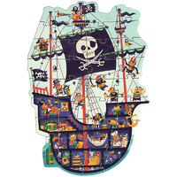 Djeco - The Pirate Ship Giant Puzzle 36pc