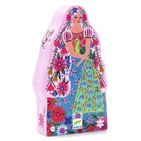 Djeco - The Princess and Her Peacock Puzzle 36pc