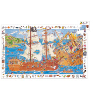 Djeco - Observation Puzzle Pirates 100 pieces