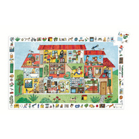 Djeco - The House Observation Puzzle 35pc