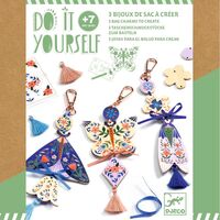 Djeco - Do It Yourself Butterflies Bag Charms (DAMAGED BOX)