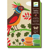 Djeco - Birds Of Paradise Coloured Sand Art Kit