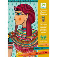 Djeco - Egyptian Art Felt Tips