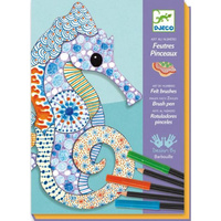 Djeco - Motif Art Felt Tip Brushes