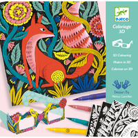 Djeco - Fantasy Forest 3D Felt Tips