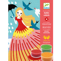 Djeco - Girls' Day Out Coloured Sand Kit