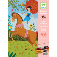 Djeco - Tales And Chimeras Paper Embroidery Kit