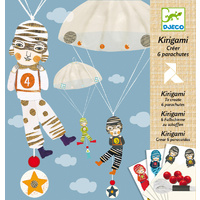 Djeco - Kirigami Parachutes - Boys Team