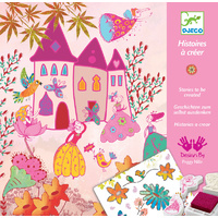 Djeco - Princesses Create a Story Stamping Kit