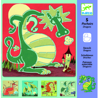 Djeco - Stencils Dragons