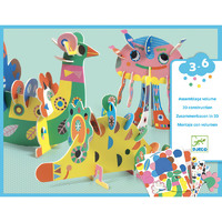 Djeco - 3D Animals Construction Set