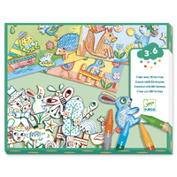 Djeco - Create with Shapes Animals
