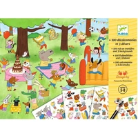 Djeco - Party Time! Rub On Transfers