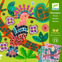 Djeco - Canopy Beginner Foam Mosaic Craft Kit