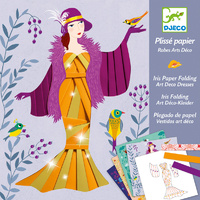Djeco - Iris Paper Folding Art Deco Dresses