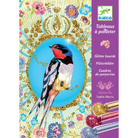 Djeco - Glitter Boards Birds