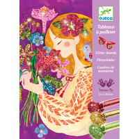 Djeco - Scent of Flowers Glitter Boards