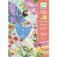 Djeco - The Gentle Life of Fairies Glitter Boards