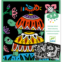 Djeco - Creepy Crawlies Velvet Colouring