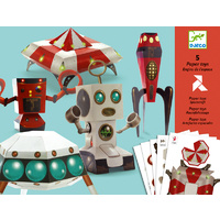 Djeco - Spacecraft Paper Toys