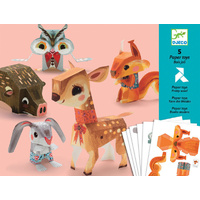 Djeco - Pretty Wood Paper Toys