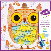 Djeco - Oh, It's Fantastic Paint and Collage Set
