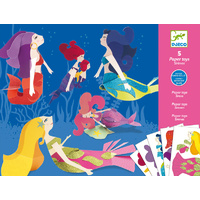 Djeco - Mermaids Paper Toys