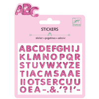 Djeco - Glitter Letters Mini Sickers