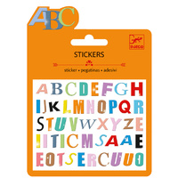 Djeco - Colour Letters Mini Stickers