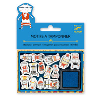 Djeco - Mini Stamps Little Monsters