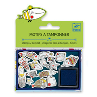 Djeco - Mini Stamps Funny Fish